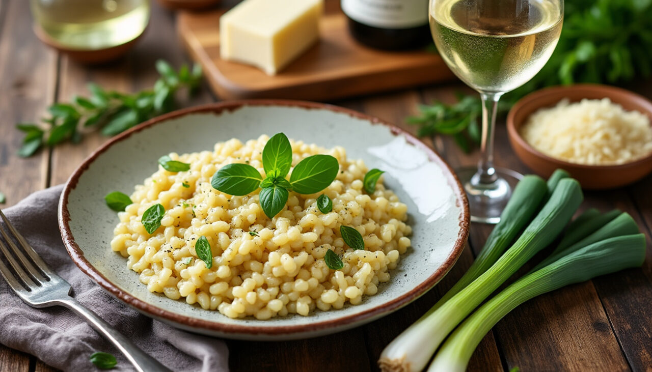 découvrez comment préparer un risotto aux poireaux onctueux et trouvez les meilleurs conseils pour sélectionner le vin idéal afin de sublimer ce plat gourmand. astuces, accords mets-vins et saveurs au rendez-vous !