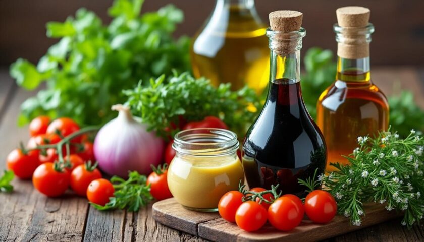 découvrez nos astuces pour réaliser facilement une vinaigrette balsamique à la moutarde de dijon maison : une recette simple, savoureuse et rapide pour sublimer vos salades.